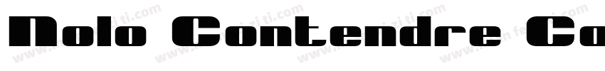 Nolo Contendre CondI字体转换